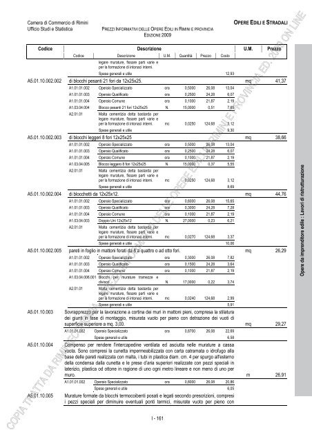 PREZZI INFORMATIVI DELLE OPERE EDILI IN RIMINI E ...