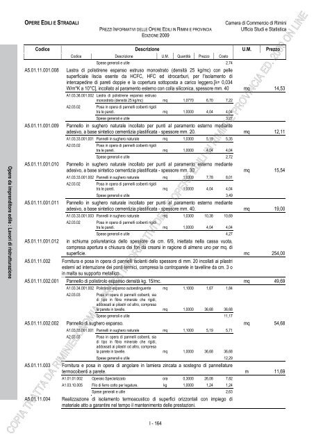 PREZZI INFORMATIVI DELLE OPERE EDILI IN RIMINI E ...