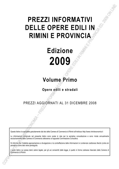 PREZZI INFORMATIVI DELLE OPERE EDILI IN RIMINI E ...