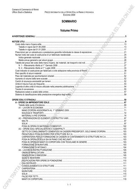PREZZI INFORMATIVI DELLE OPERE EDILI IN RIMINI E ...