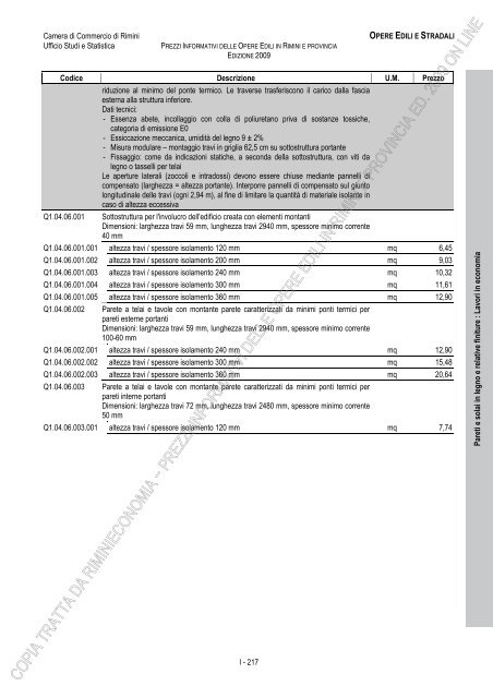 PREZZI INFORMATIVI DELLE OPERE EDILI IN RIMINI E ...