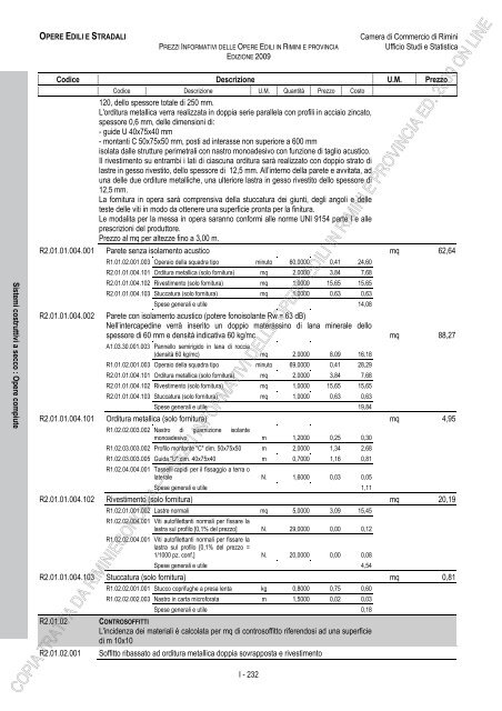 PREZZI INFORMATIVI DELLE OPERE EDILI IN RIMINI E ...