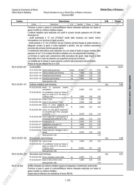 PREZZI INFORMATIVI DELLE OPERE EDILI IN RIMINI E ...
