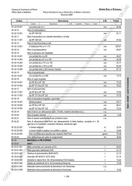 PREZZI INFORMATIVI DELLE OPERE EDILI IN RIMINI E ...