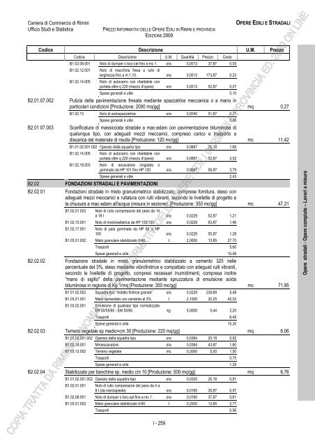 PREZZI INFORMATIVI DELLE OPERE EDILI IN RIMINI E ...