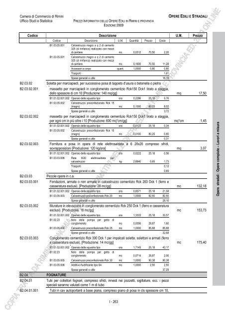 PREZZI INFORMATIVI DELLE OPERE EDILI IN RIMINI E ...