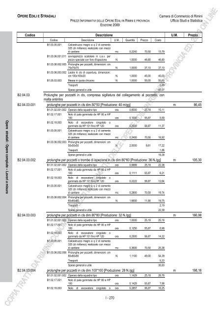 PREZZI INFORMATIVI DELLE OPERE EDILI IN RIMINI E ...