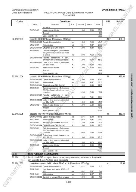 PREZZI INFORMATIVI DELLE OPERE EDILI IN RIMINI E ...
