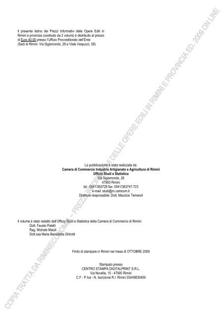 PREZZI INFORMATIVI DELLE OPERE EDILI IN RIMINI E ...