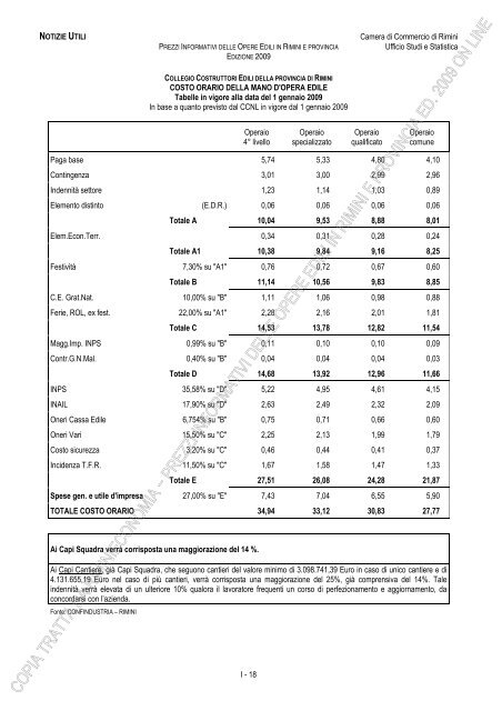 PREZZI INFORMATIVI DELLE OPERE EDILI IN RIMINI E ...