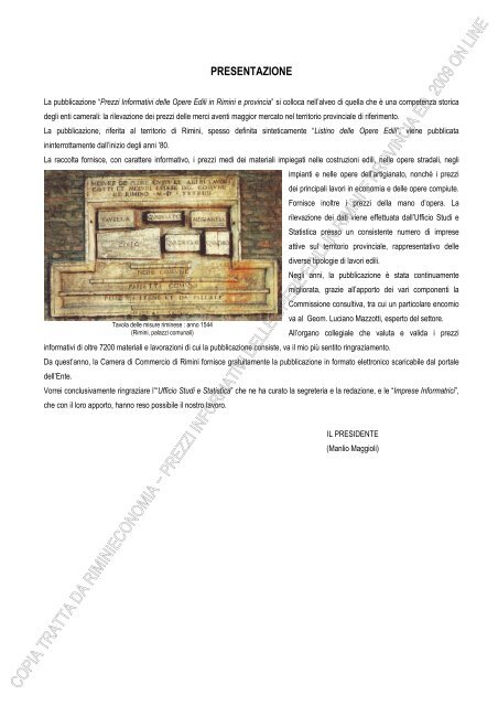 PREZZI INFORMATIVI DELLE OPERE EDILI IN RIMINI E ...