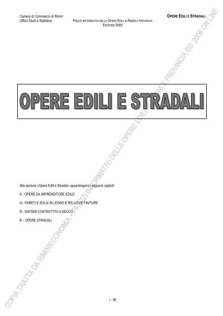 PREZZI INFORMATIVI DELLE OPERE EDILI IN RIMINI E ...