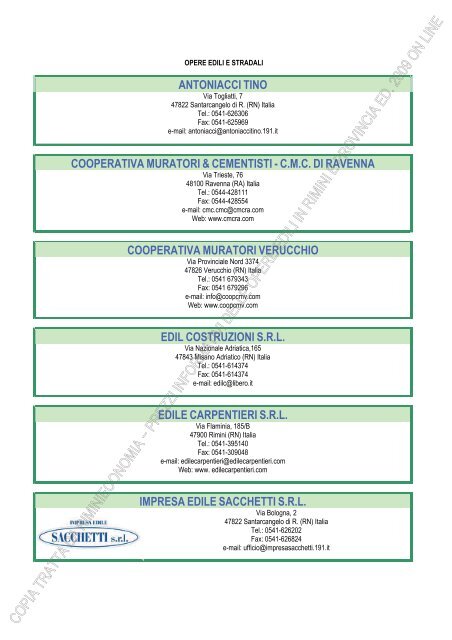 PREZZI INFORMATIVI DELLE OPERE EDILI IN RIMINI E ...