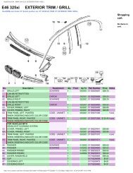 RealOEM.COM BMW E46 325xi EXTERIOR TRIM / GRILL