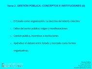 Tema 2. GESTIÃN PÃBLICA: CONCEPTOS E INSTITUCIONES (II)