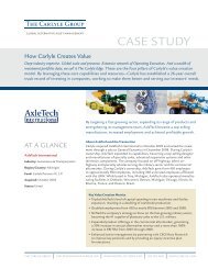 Download PDF of this case study - The Carlyle Group