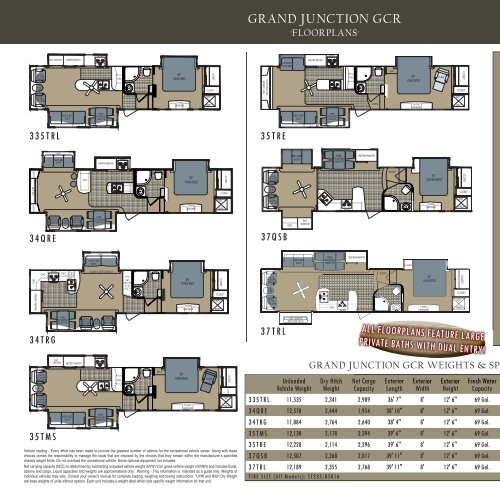 Grand Junction 5th Wheel Floor Plans | Viewfloor.co