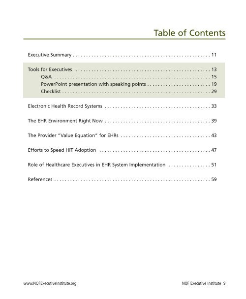 CEO Survival Guide - AHRQ National Resource Center; Health ...