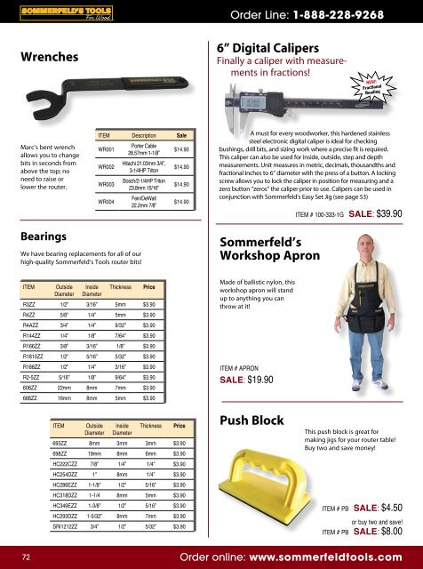 Sommerfeld's Tools For Wood Catalog - Digital Marketing Services