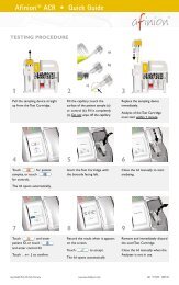 Afinion ACR Quick Guide