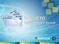 Projeto Cartão BNDES Sicoob - Abde