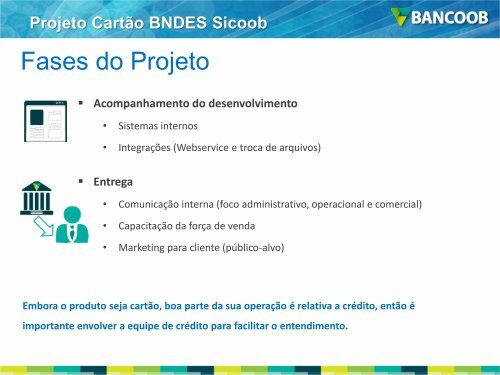 Projeto Cartão BNDES Sicoob - Abde