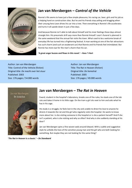 Untitled - Uitgeverij Cossee