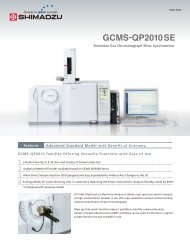 Shimadzu Gas Chromatograph Mass Spectrometer - Bergman-net