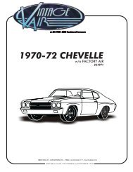 1970-72 CHEVELLE - Vintage Air