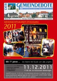 Ausgabe :Gomaringen 03.12.11.pdf - Gomaringer Verlag