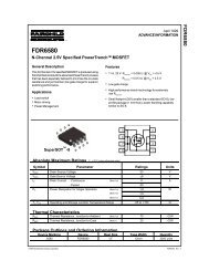 FDR6580 N-Channel 2.5V Specified PowerTrench MOSFET - DigiKey