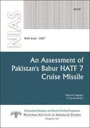 Assessment of Pakistan's Babur-HATF 7 Cruise ... - ePrints@NIAS