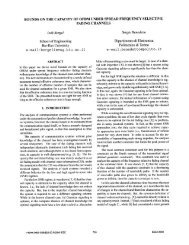 bounds on the capacity of ofdm under spread ... - IEEE Xplore