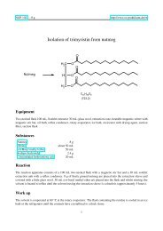 Isolation of trimyristin from nutmeg