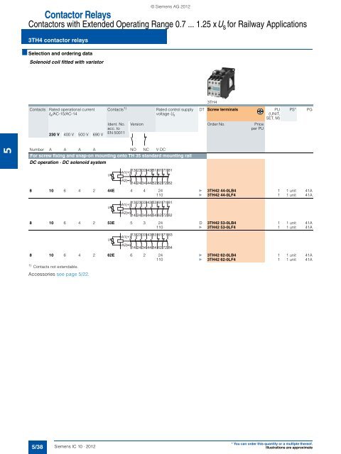 Contactor Relays