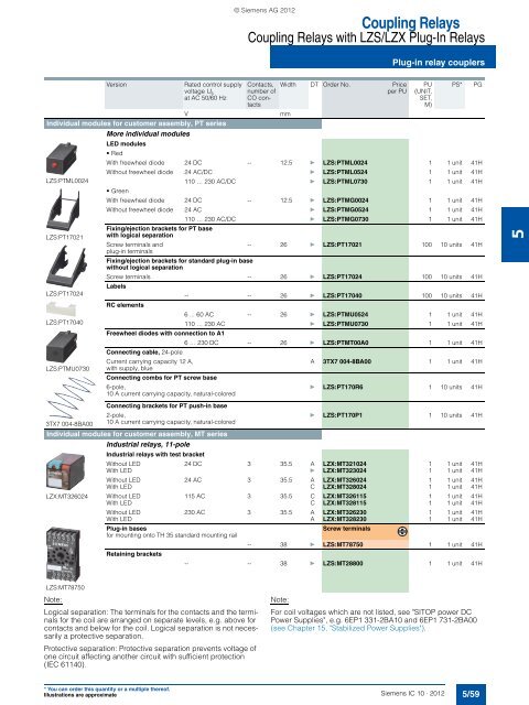 Contactor Relays