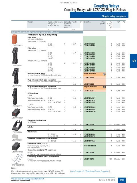 Contactor Relays