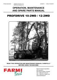 PROFDRIVE 10-2WD / 12-2WD - Farmi Forest