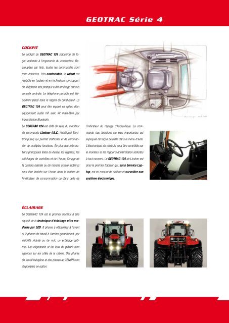 Prospectus Geotrac Serie 4 franÃ§ais - Lindner Traktoren