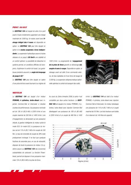 Prospectus Geotrac Serie 4 franÃ§ais - Lindner Traktoren