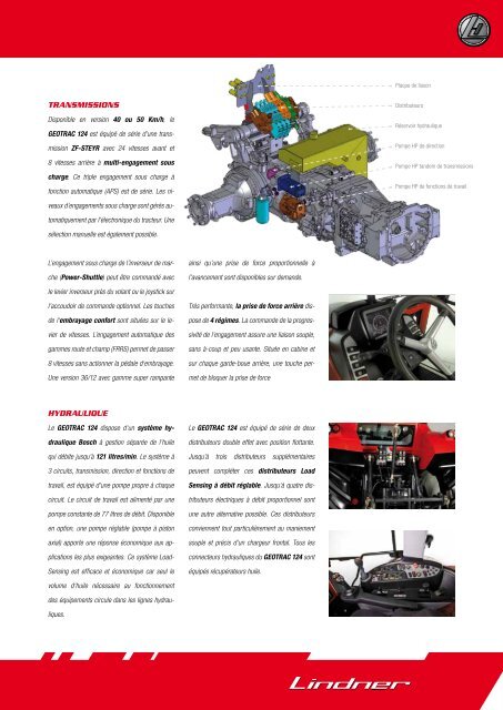 Prospectus Geotrac Serie 4 franÃ§ais - Lindner Traktoren