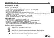 Manual de instrucciones 5341 - TDT Profesional