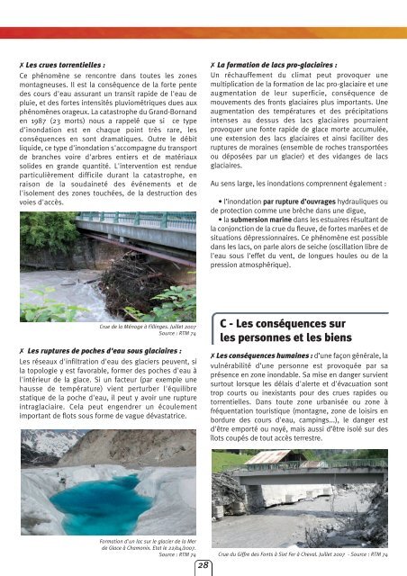 Inondations - Mairie de VEIGY-FONCENEX