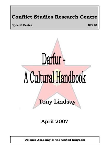 Darfur - A Cultural Handbook - Defence Academy of the United ...
