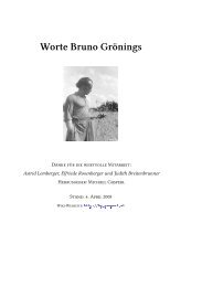 Worte Bruno GrÃ¶nings