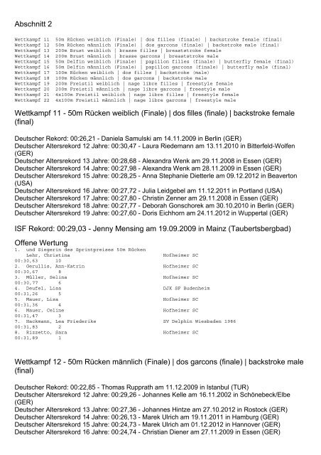 Ergebnisprotokoll - SG Weiterstadt