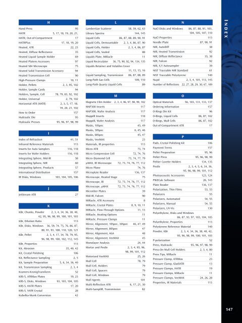 Catalog - PIKE Technologies