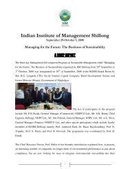 Indian Institute of Management Shillong - IIM Shillong