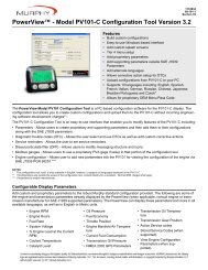 PowerViewâ¢ - Model PV101-C Configuration Tool Version 3.2