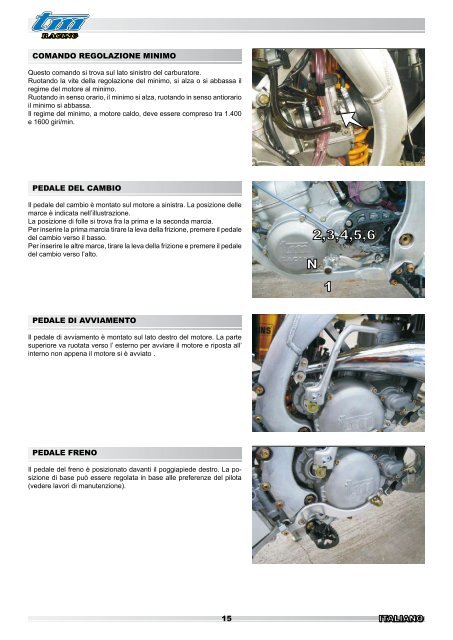 250/300cc â Owner Manual â ITA - TM Racing